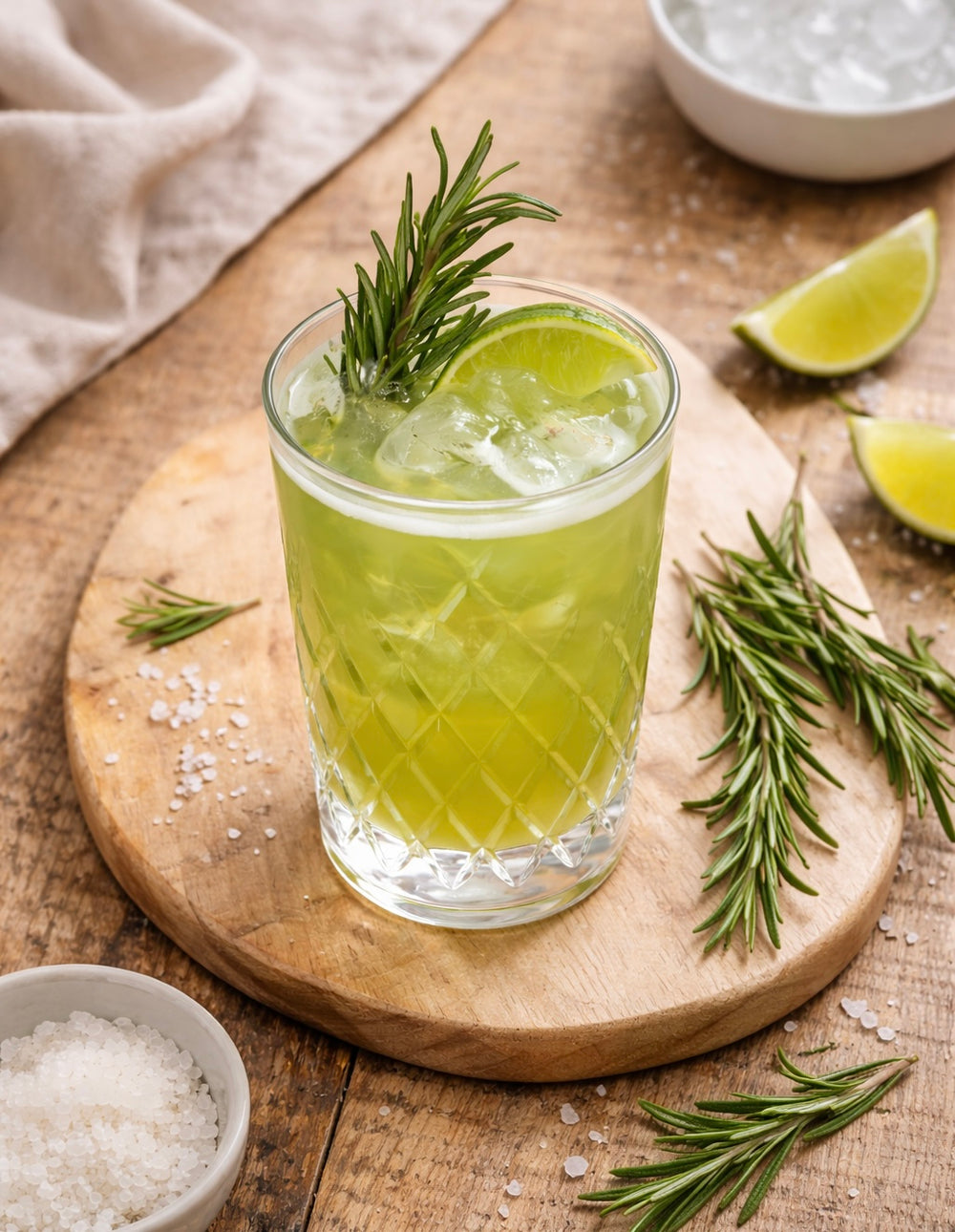Garden Martini gin cocktail made with Let's Mix mixer