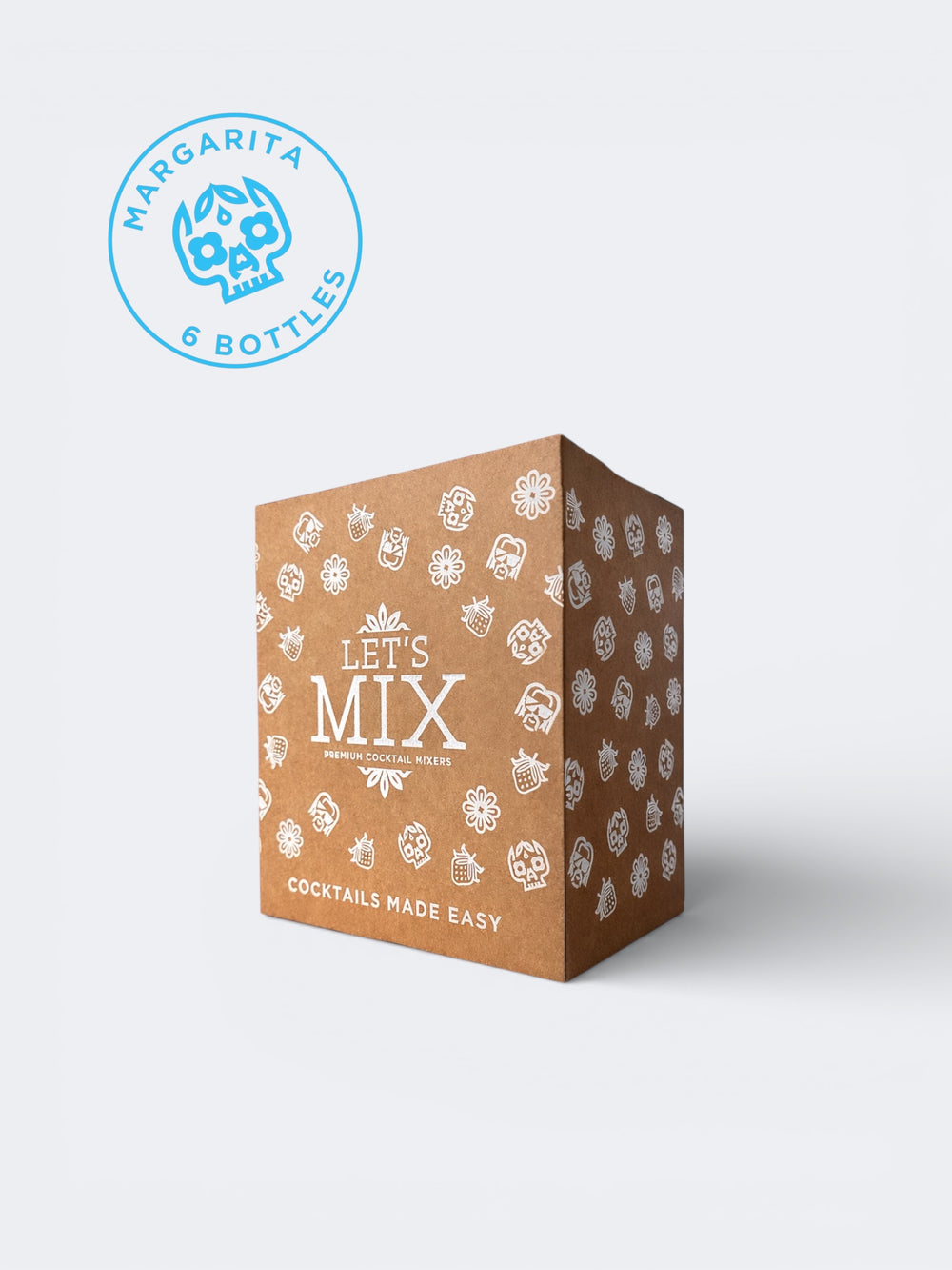 Let's Mix Margarita Mix bottle – makes 10 cocktails, just add tequila